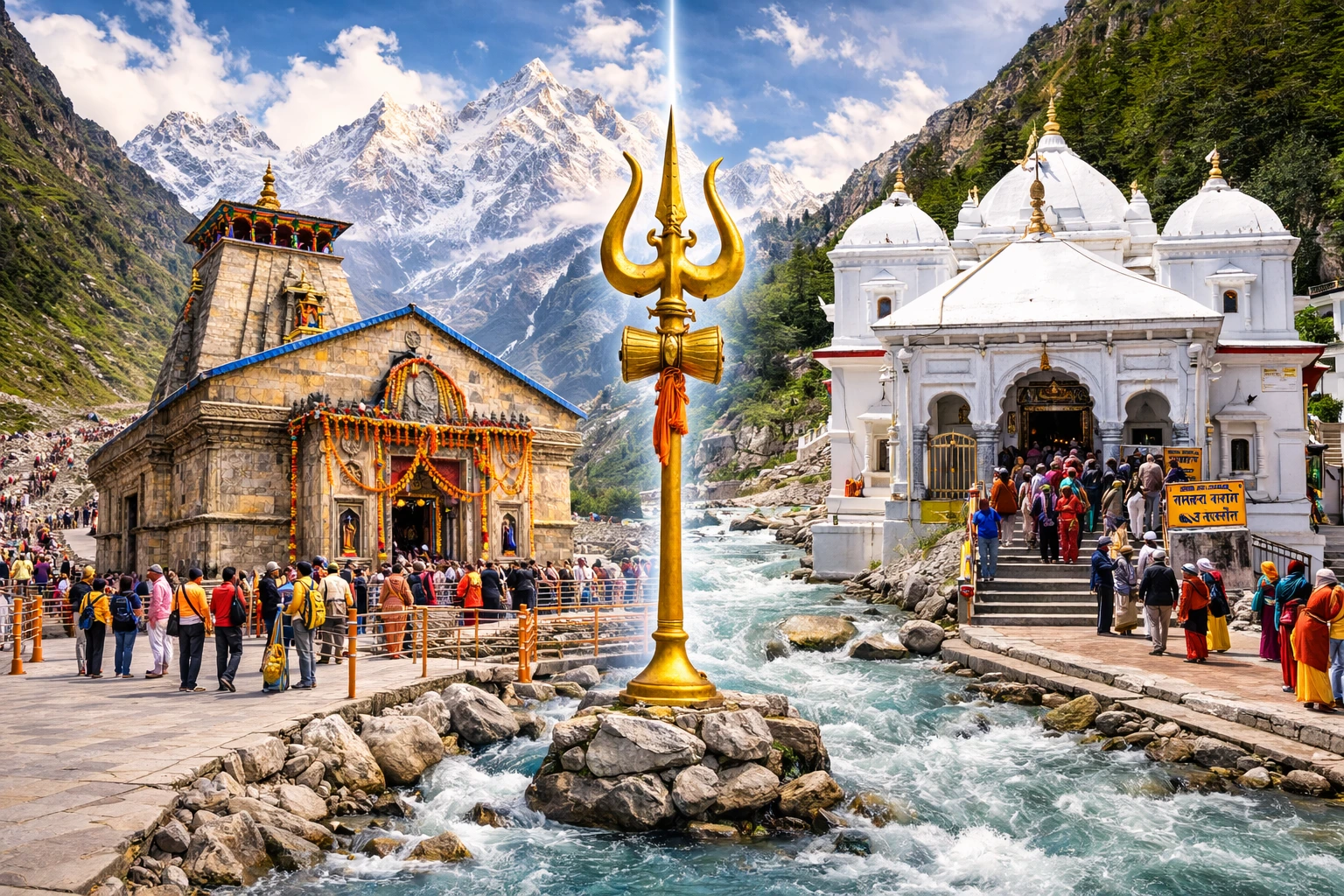 Kedarnath and Gangotri Temple pilgrimage in Uttarakhand